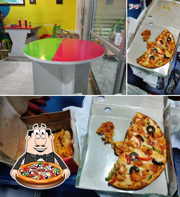 Try out pizza at Love Bites
