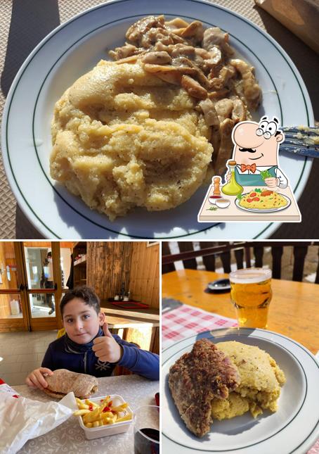 La cibo e interni del ristorante