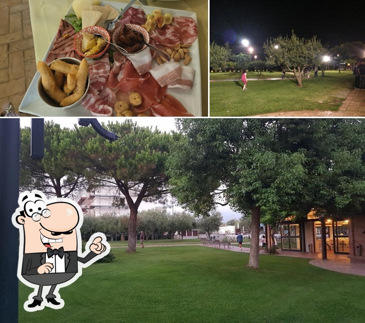 Tra le diverse cose da Naturale Ristorante si possono trovare la esterno e cibo