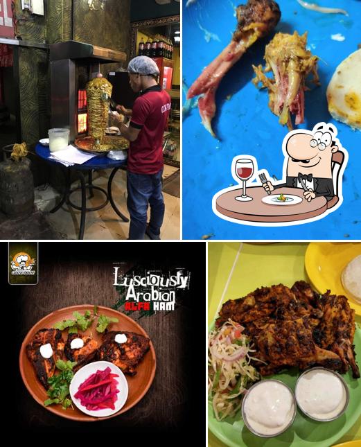 Food at Cook Door Arabic Corner