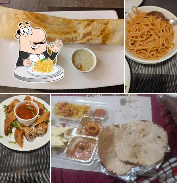 Spaghetti carbonara at Shahi Sabjiwala
