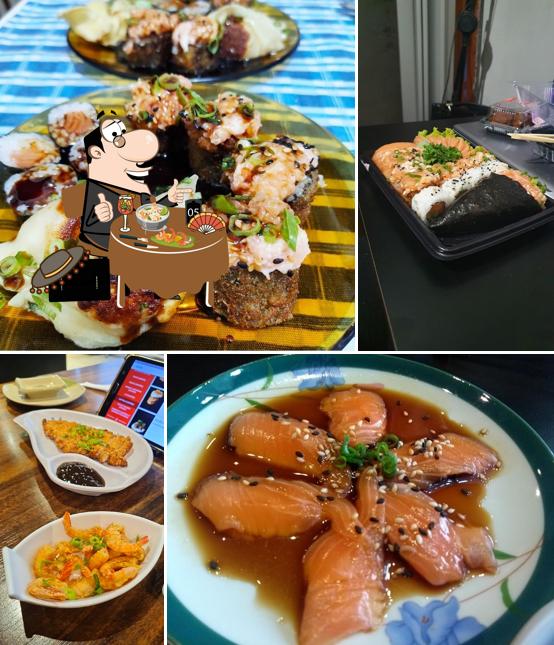 Comida em China Cook & Kampai Sushi