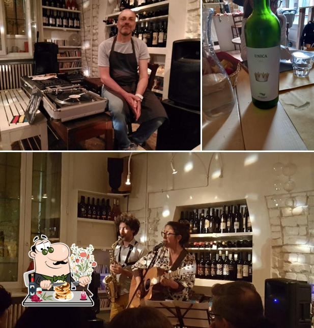 È gradevole godersi un bicchiere di vino a Ecosteria Corte Manlio