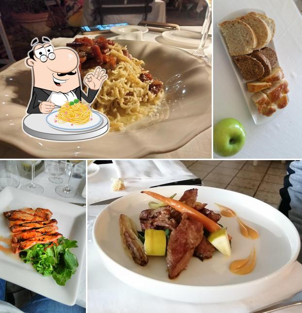 Spaghetti alla carbonara al Ristorante Degli Angeli