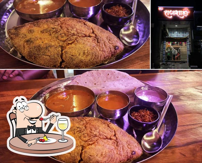 The image of food and interior at Hotel Rajshahi