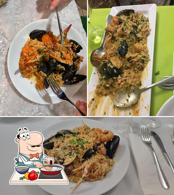 Paella al Ristorante Hotel Riva blu