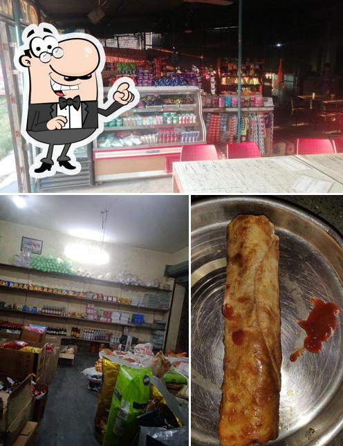 Take a seat at one of the tables at Punjabi Food Plaza