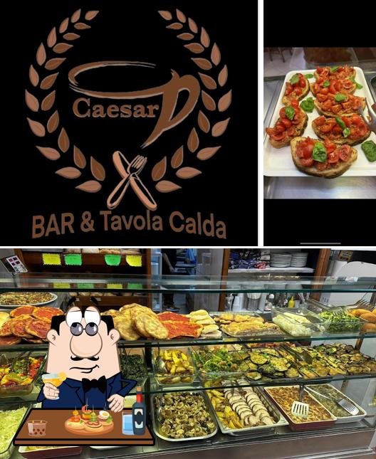 Bruschette al Caesar bar tavola calda