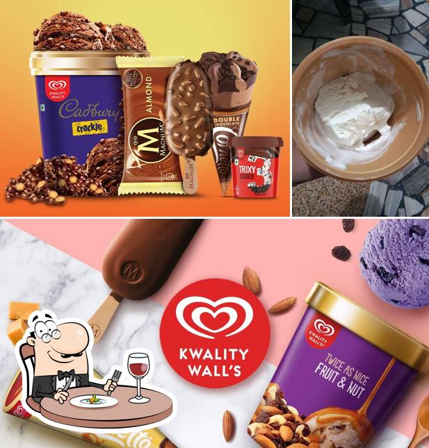 Food at Kwality Wall's Ice Cream And More