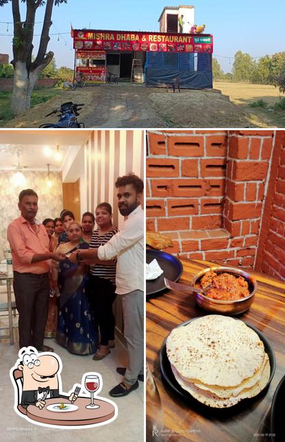 Take a look at the picture depicting food and exterior at Haweli family restaurant