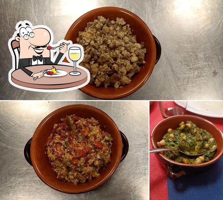 Cibo al Trattoria "Ricomincio da Me"