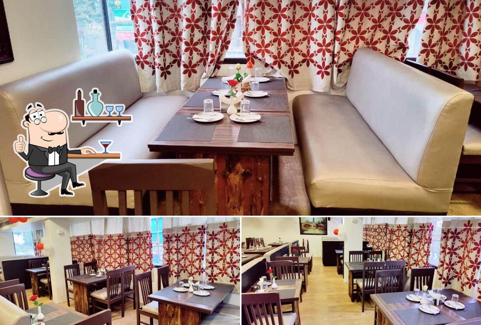 The interior of Harry's Bakehouse , Chennai