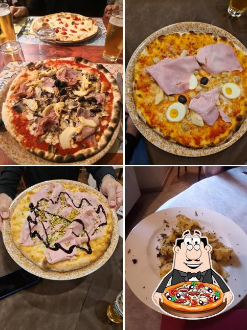 A Ristorante Mosaico al Teatro, puoi provare una bella pizza