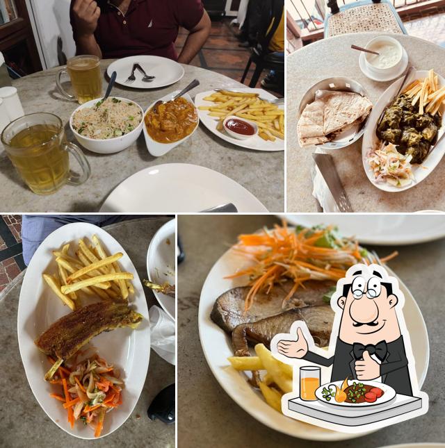 Food at The Verandah Restaurant