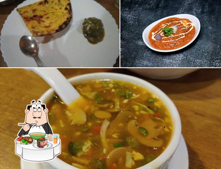 Hot and sour soup at Haveli Restaurant