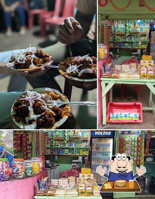 Among different things one can find food and interior at Lucky Fast Food