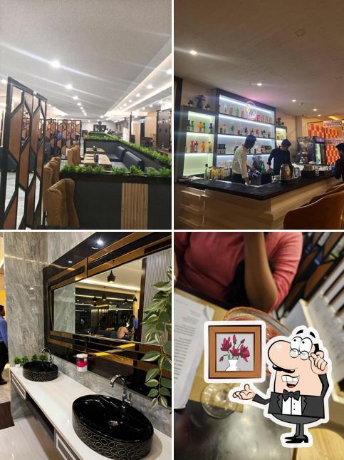 The interior of Nura Restaurant ITPL