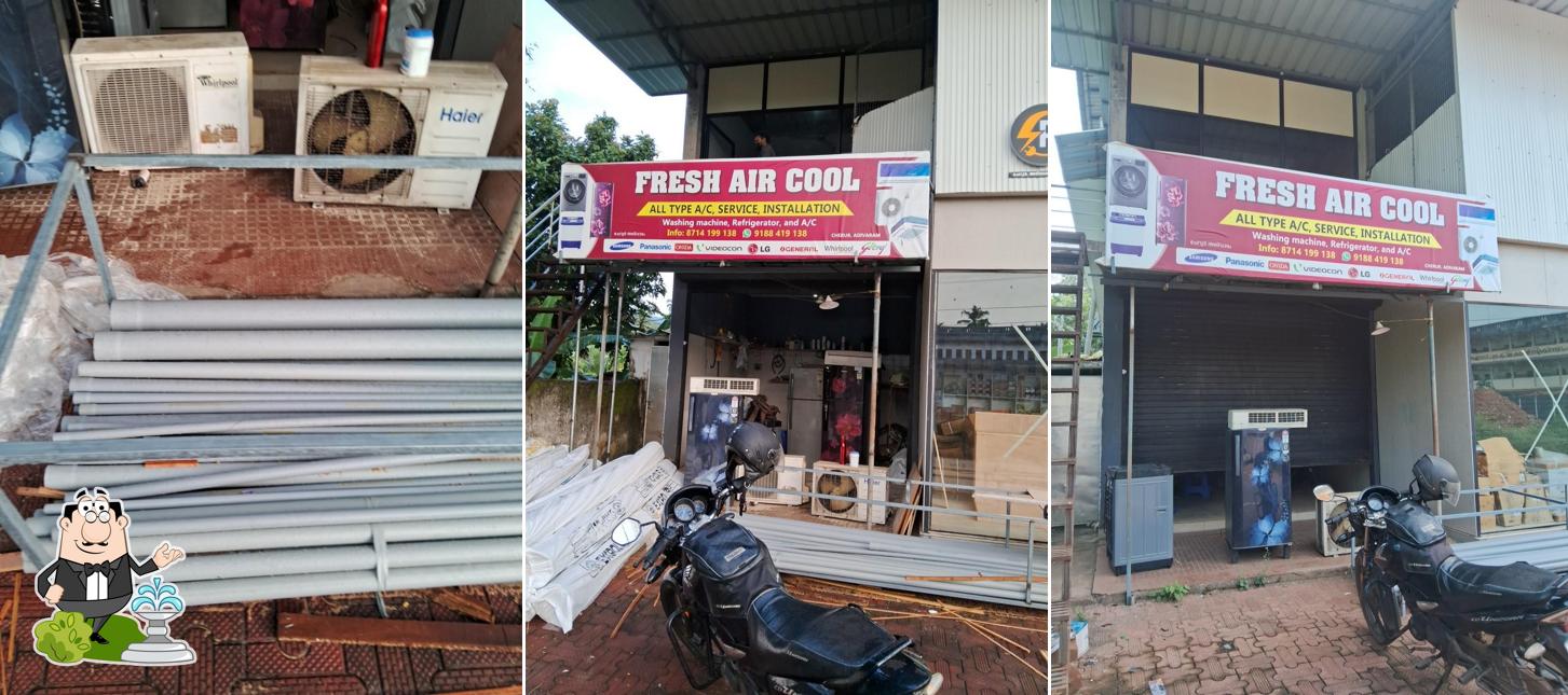 The exterior of Fresh air cool AC service