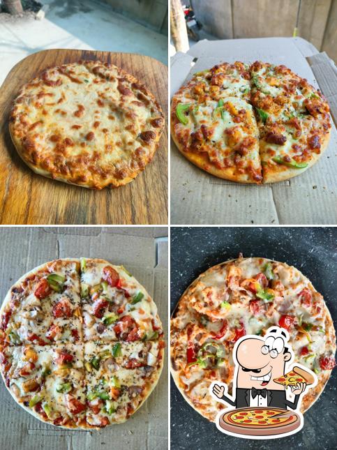 At The house of pizza, you can get pizza