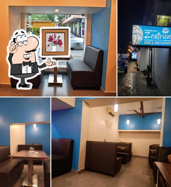 The interior of Zentrum Cafe & Restaurant