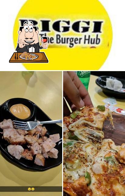 Order pizza at Biggi The Burger Hub Nagrota