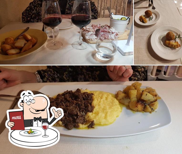 Platti al Ristorante Villa Arazzi