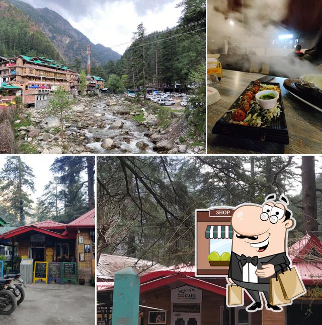 The exterior of MoonDance Kasol Cafe & Bar