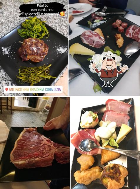 Platti al Antipasteria Braceria Cora d'Zia