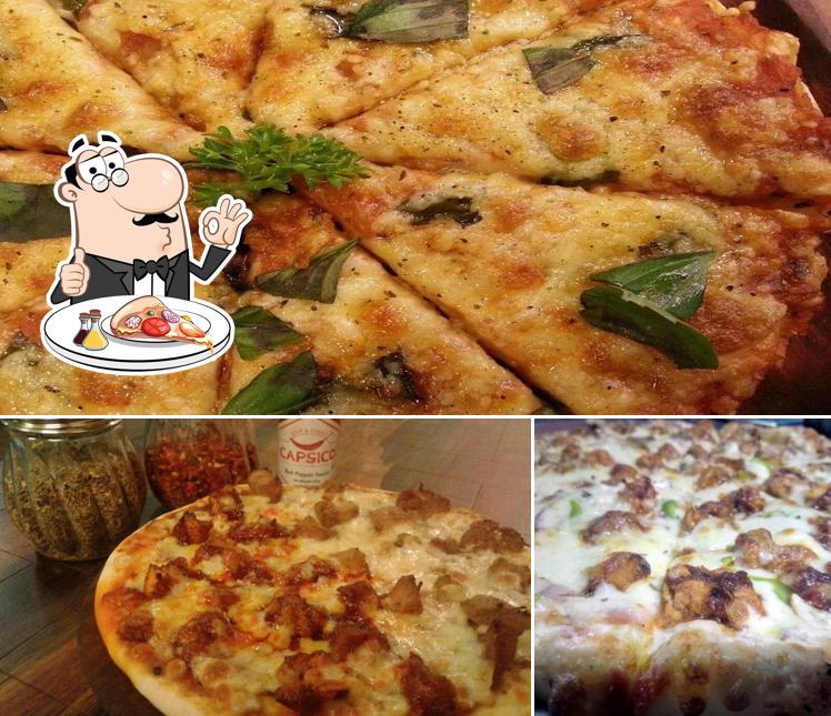 Pick pizza at Jazz pizza