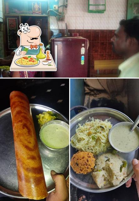 The photo of food and interior at Shanti Canteen