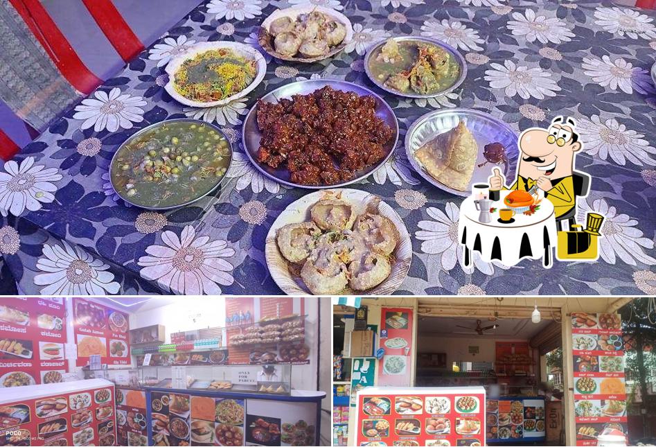 Food at YOGITHA CHATS &VADAPAV CORNER