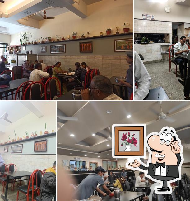 The interior of Shanbhag Restaurant