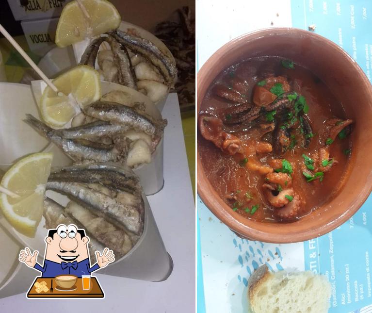 Cibo al Cuopperia Fucci pescheria mareblu