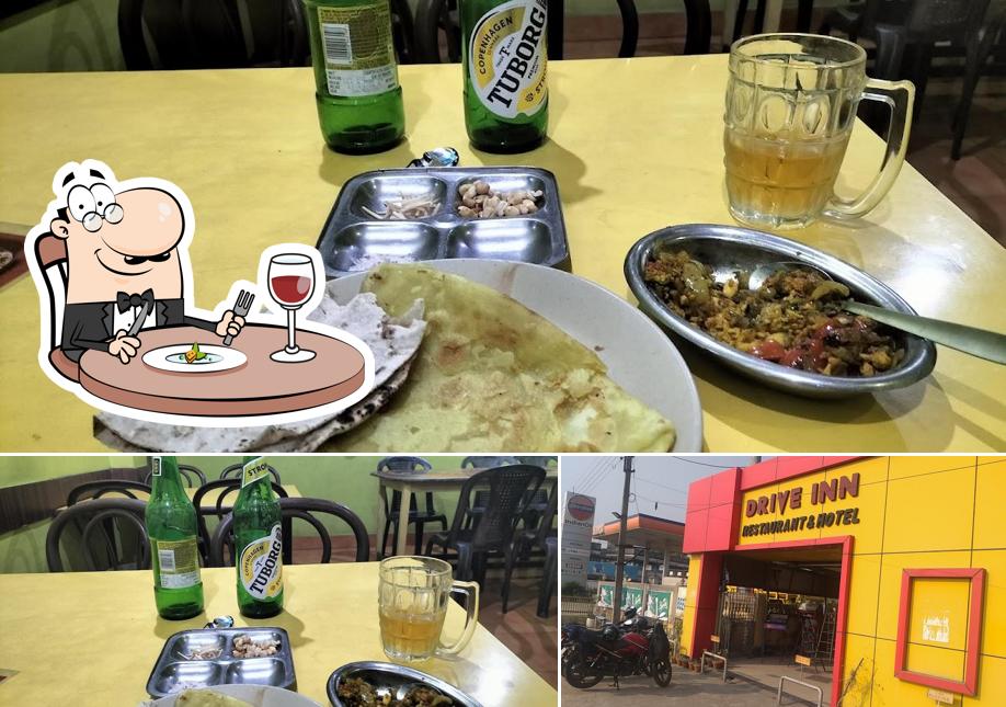 Food at Drive Inn Restaurant