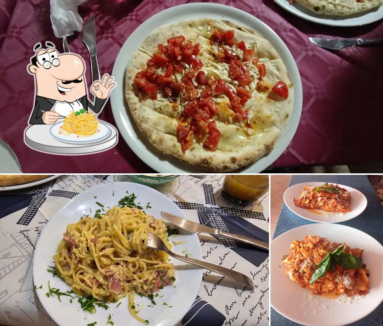 Spaghetti alla carbonara al Pizzeria Bar Playground