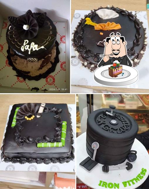 Chocolate cake at Kreamz