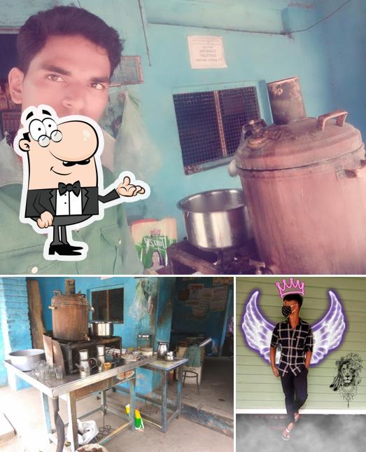 The interior of Kumar Tea Stall
