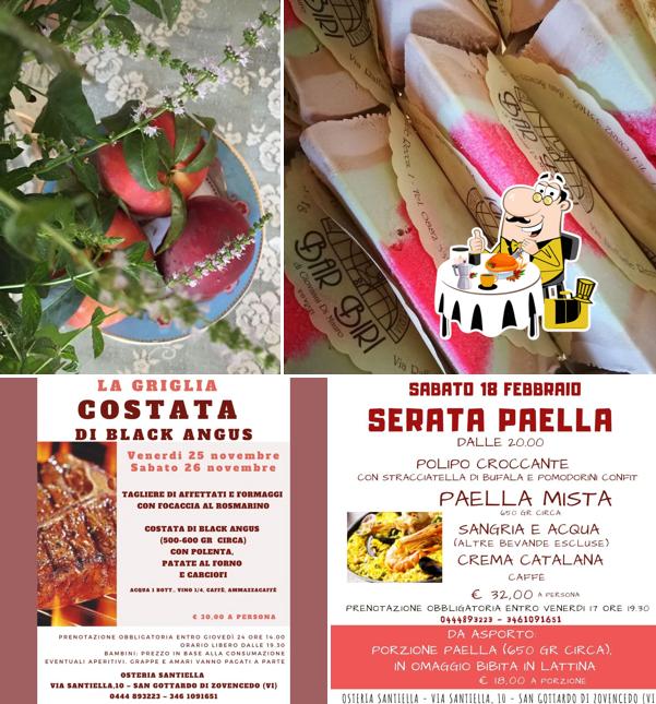 Cibo al Osteria dei Santi