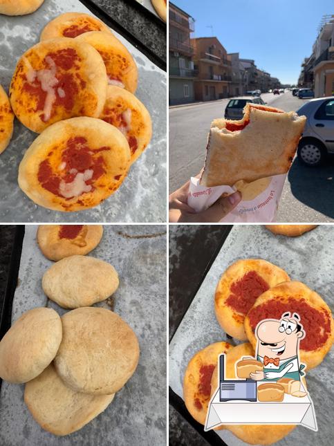 Pane all'aglio al Panificio Muraca