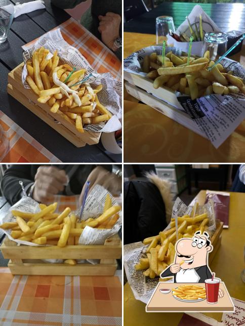 Patatine fritte al Vulcano Etna Pub