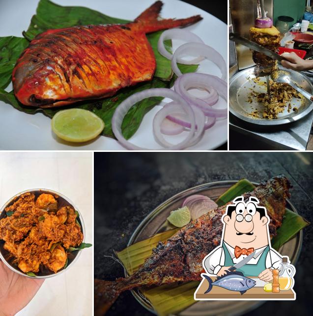 Grilled salmon at SAI RESTAURANT ( Sea Food Restaurant)