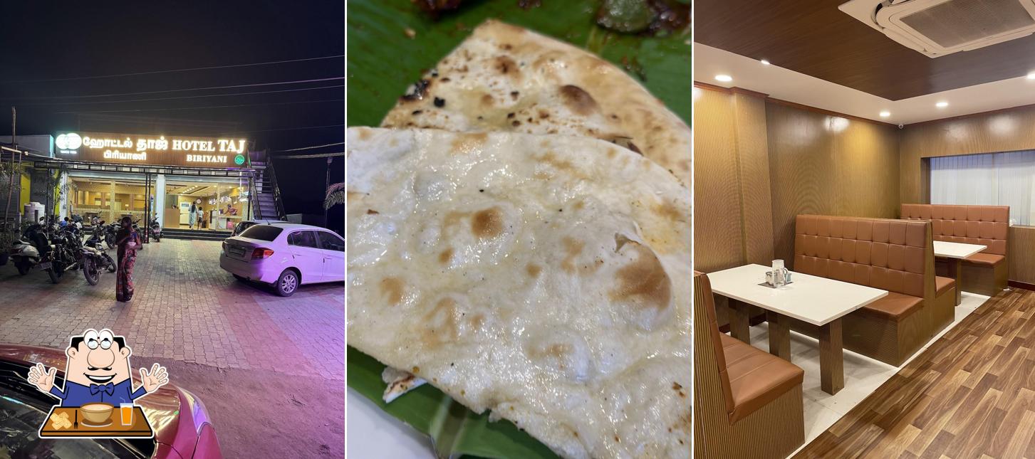 Food at Hotel Taj