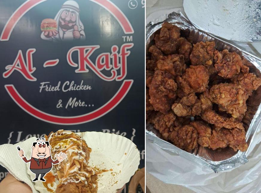 Food at Al Kaif Fried Chicken