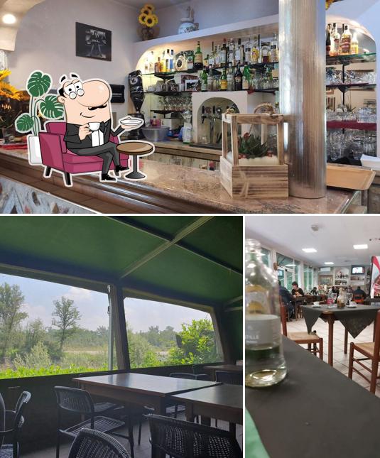 Gli interni di Ristorante Pizzeria Mambly Bed & Breakfast Fiume ticino