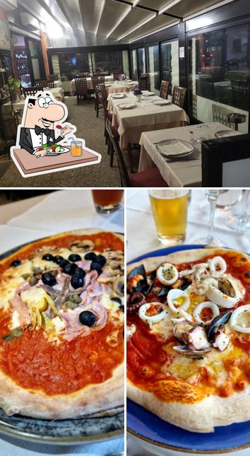 Tra le varie cose da Ristorante Capriccio. Pizzeria si possono trovare la cibo e interni