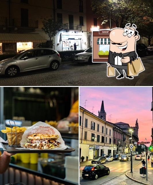Tra le diverse cose da Star Pizzeria&Kebap si possono trovare la esterno e cibo