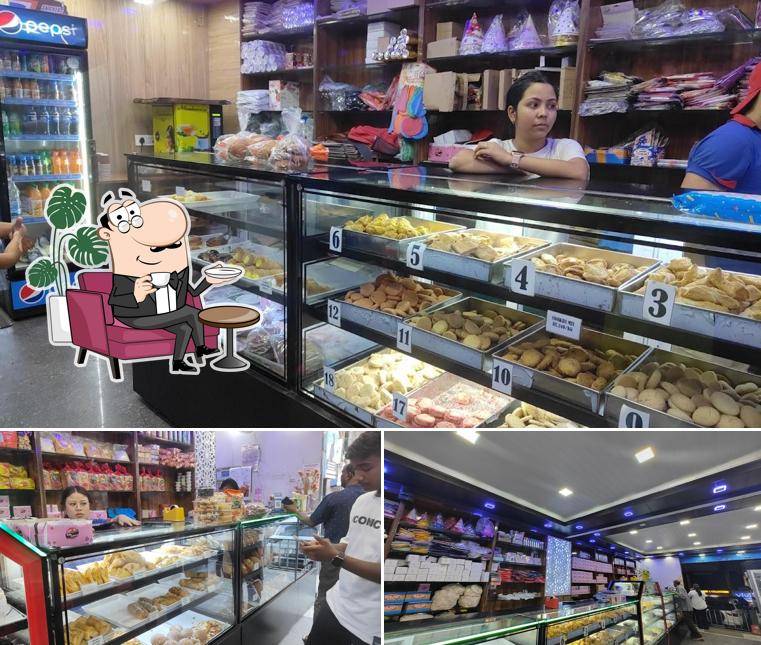 The interior of Raju Bakery