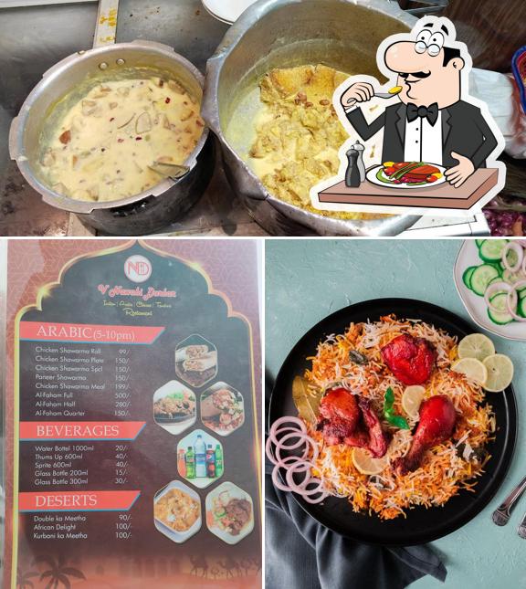 Food at V Nawabi Darbar