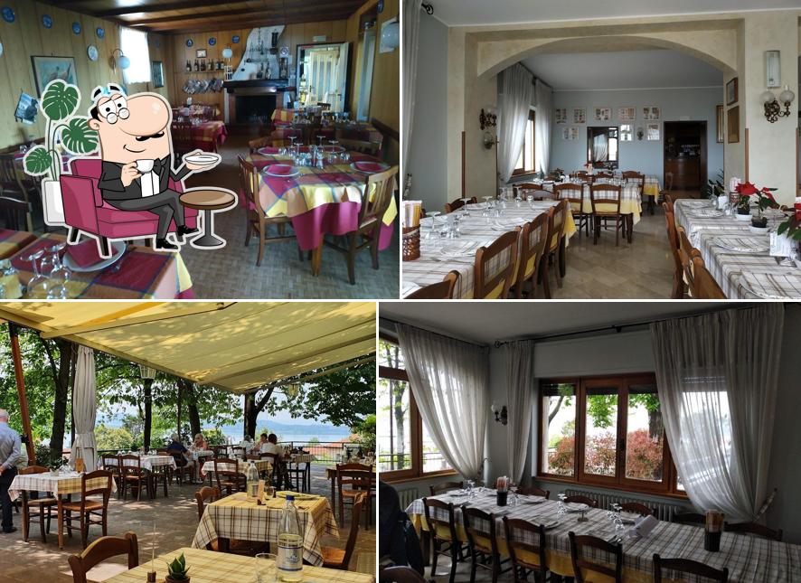 Gli interni di Trattoria Maran