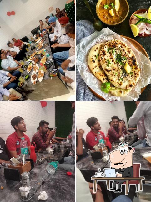 Among different things one can find interior and food at Jeet Royal cafe